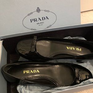 Brand new Prada block heels